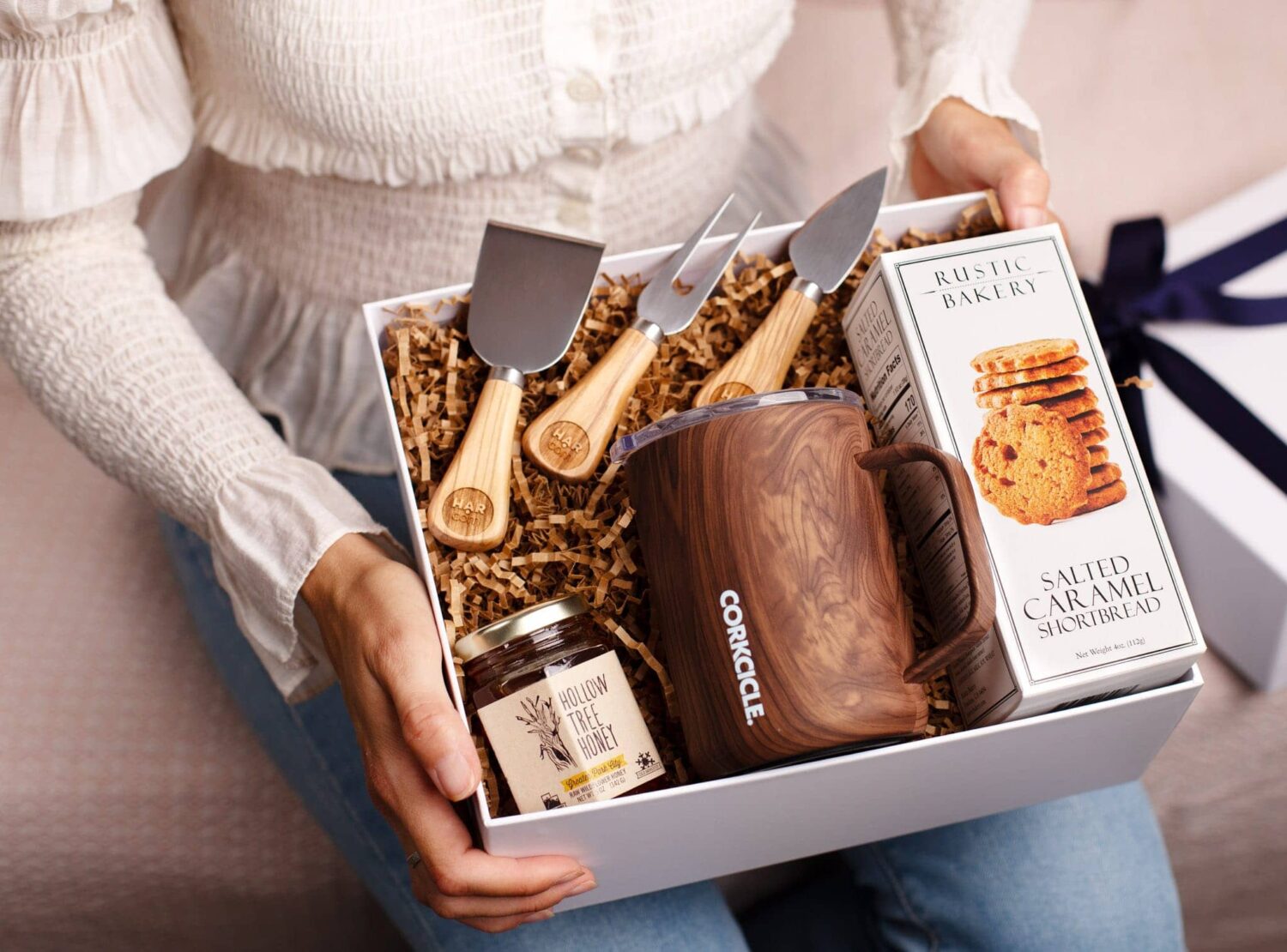 Forest Decor build-your-own custom gift box with wooden items